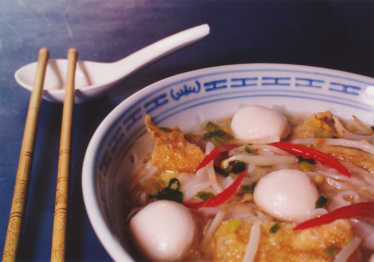  Recept:    Thaise tom yam soep met visballetjes